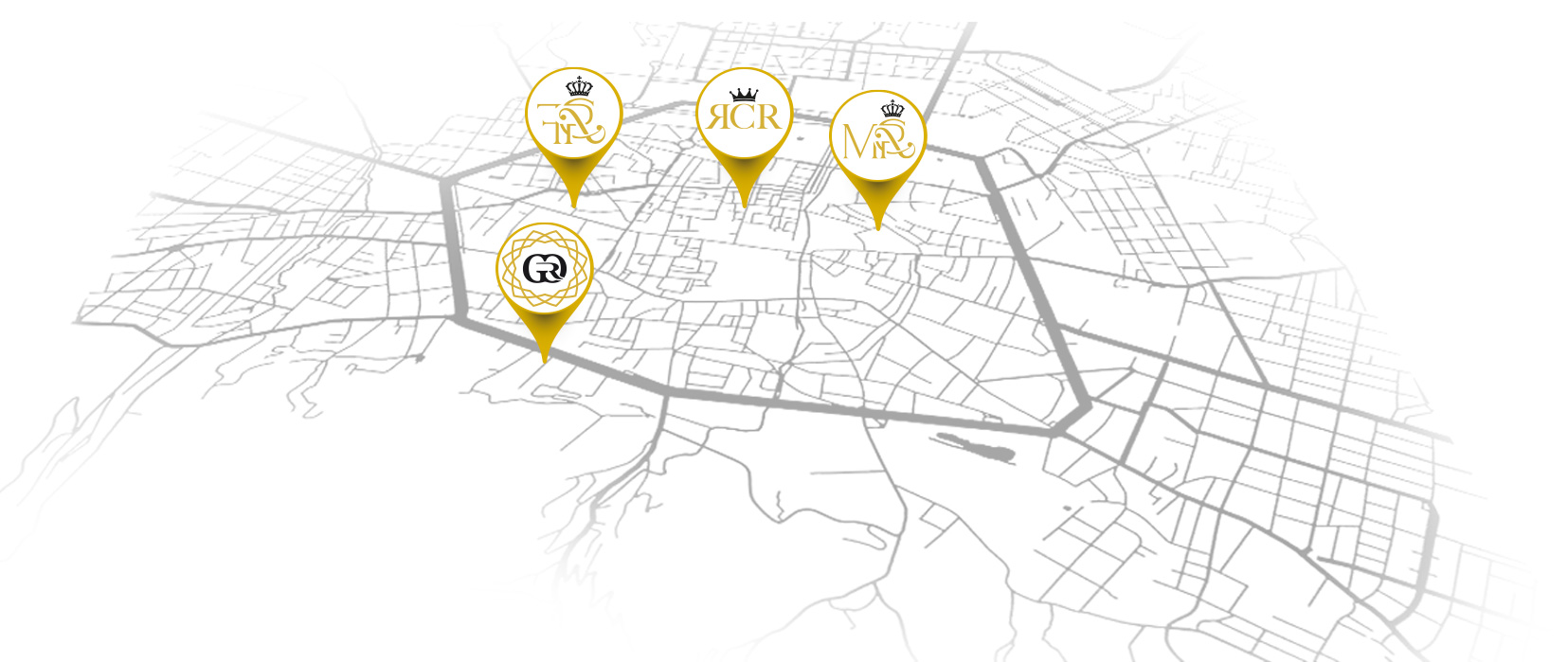 Mappa delle strutture Central Room